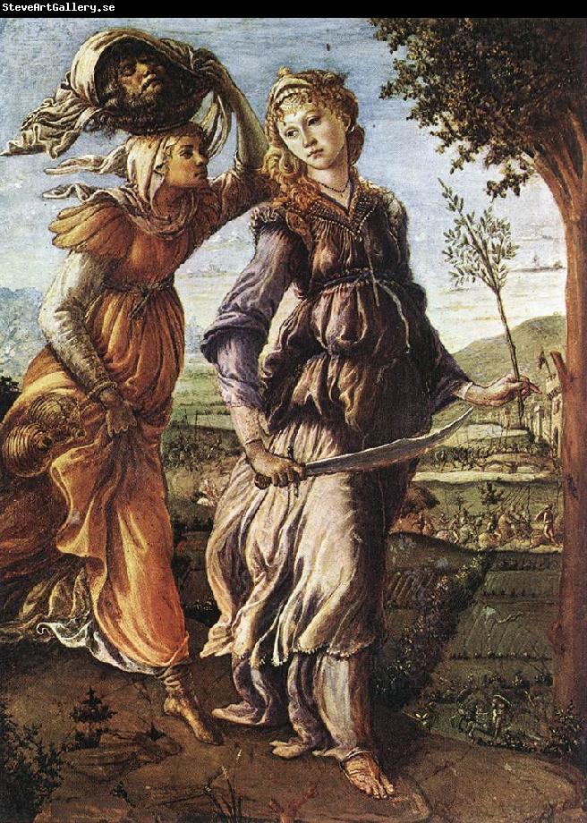 BOTTICELLI, Sandro The Return of Judith to Bethulia  hgg